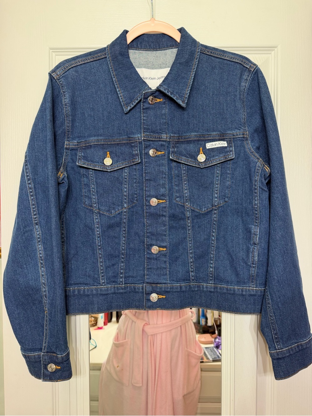 Calvin Klein Classic Denim Trucker Jacket NWT